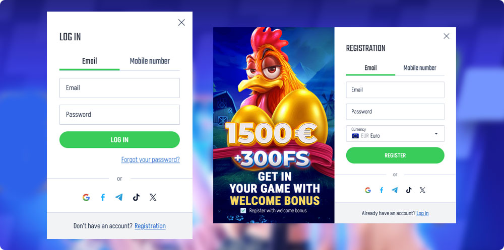 Winnita Casino Login and Registration